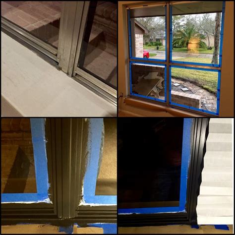 how to paint metal trim on house|painting aluminum window trim.